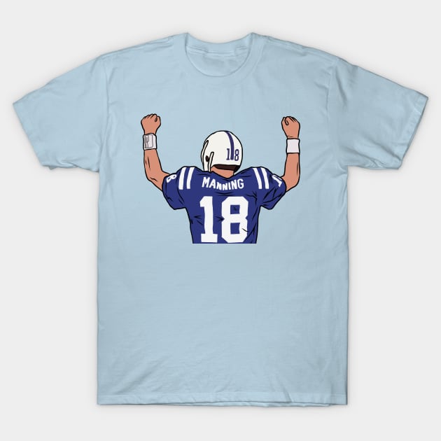 Peyton Manning Celebration T-Shirt by rattraptees